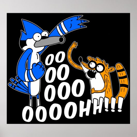 Rigby en Mordecai Poster (Voorkant)