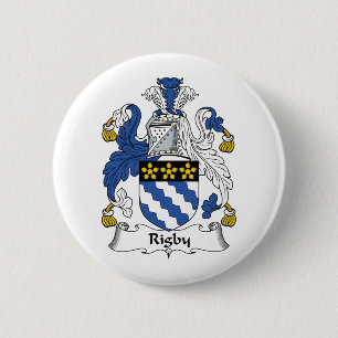 Rigby Family Crest Ronde Button 5,7 Cm