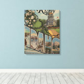 Rigby, IdahoLarge Letter ScenesRigby, ID Canvas Afdruk (Insitu (Houten vloer))