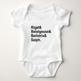 Rigel Betelgeuse Bellatrix Saiph | Sterren van Ori Romper