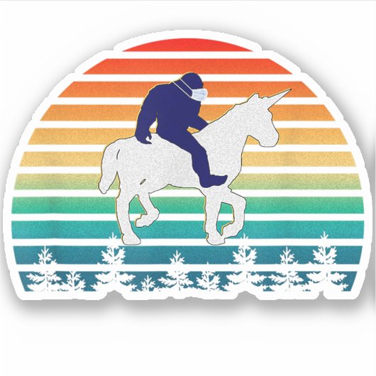 Rigfoot Unicorn Sticker (Voorkant)