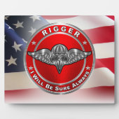 Rigger Army Veteran Fotoplaat (Voorkant)