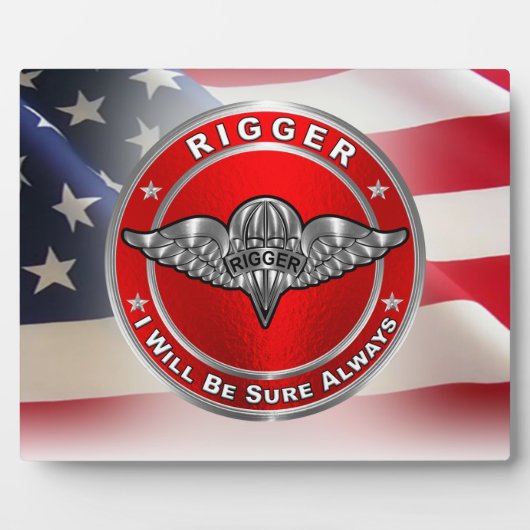 Rigger Army Veteran Fotoplaat (Voorkant)