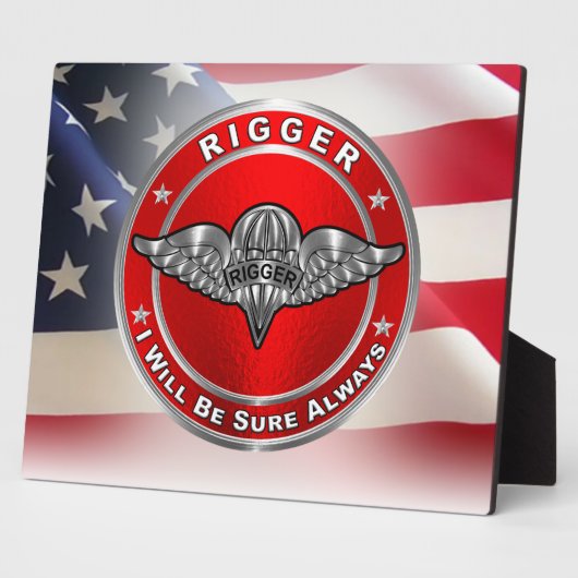 Rigger Army Veteran Fotoplaat (Zijkant)