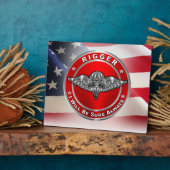 Rigger Army Veteran Fotoplaat (Zijkant)