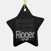 Rigger Extraordinaire Keramisch Ornament (Links)