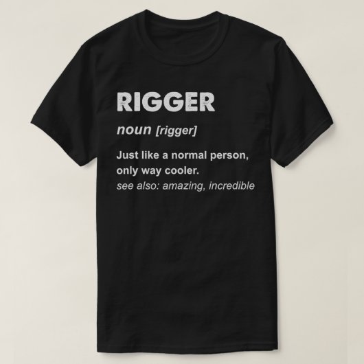 Rigger T-shirt (Design voorkant)
