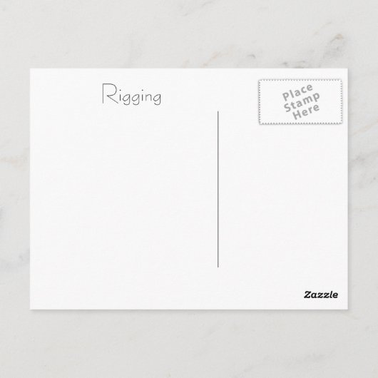 Rigging Briefkaart (Achterkant)