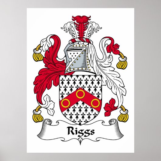 Riggs Family Crest Poster (Voorkant)
