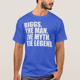 RiggsRiggs Naam Riggs Voornaam T-shirt