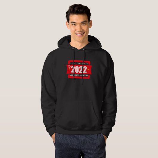right 2022 All Rights Reserve Hoodie (Voorkant volledig)