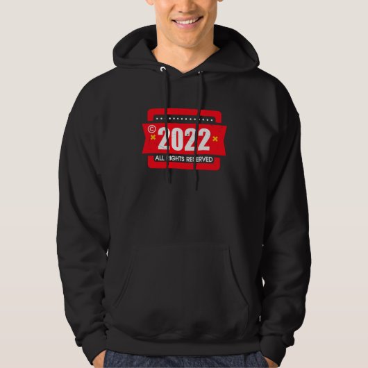 right 2022 All Rights Reserve Hoodie (Voorkant)