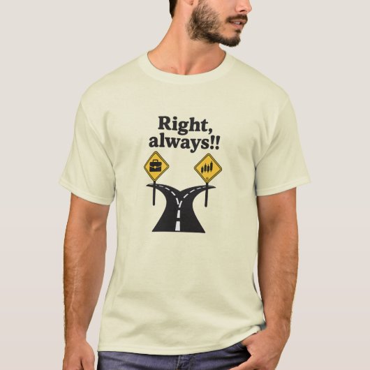 Right always Trading t-shirt (Voorkant)