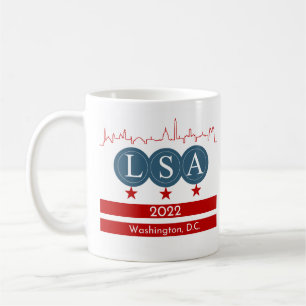 Right-handed Mug with 2022 LSA Annual Meeting Logo Koffiemok