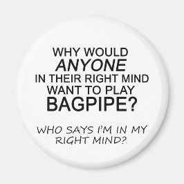 Right Mind Bagpipe Magneet