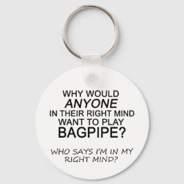 Right Mind Bagpipe Sleutelhanger