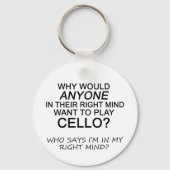 Right Mind Cello Sleutelhanger (Voorkant)
