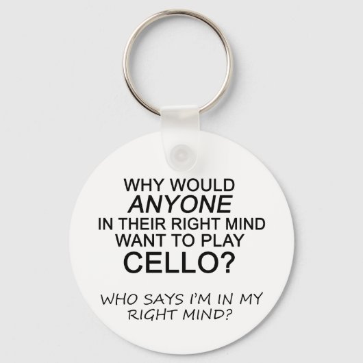 Right Mind Cello Sleutelhanger (Voorkant)
