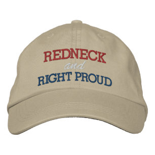Right Proud Redneck Geborduurde Pet