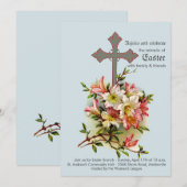 Righteous Cross Religious Uitnodiging (Voorkant / Achterkant)