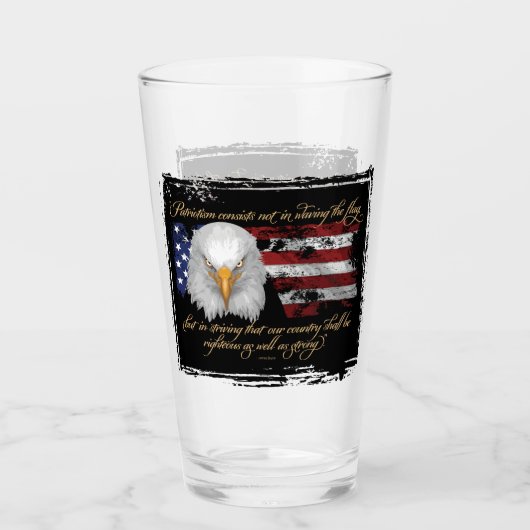 Righteous Patriotisme Glas (Voorkant)