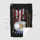 Righteous Patriotisme Golfhanddoek (Insitu)