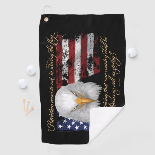 Righteous Patriotisme Golfhanddoek (Insitu)