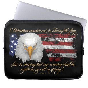 Righteous Patriotisme Laptop Sleeve