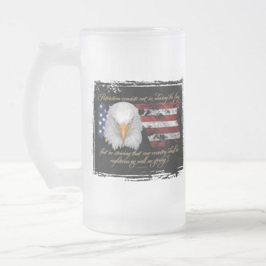 Righteous Patriotisme Matglas Bierpul (Links)