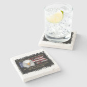 Righteous Patriotisme Stenen Onderzetter (Zijkant)