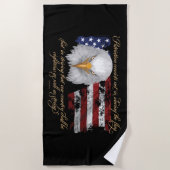 Righteous Patriotisme Strandlaken (Voorkant)