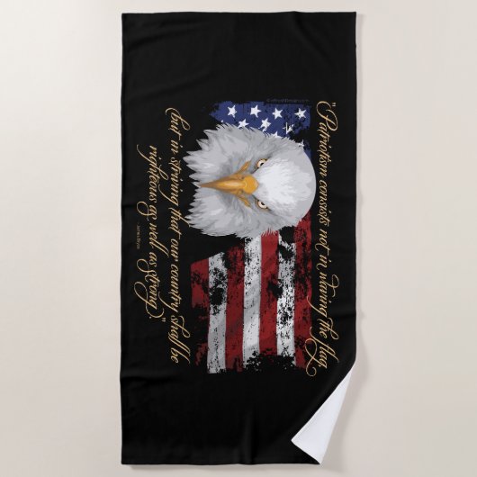 Righteous Patriotisme Strandlaken (Voorkant)