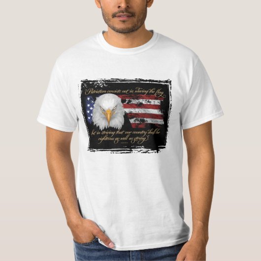 Righteous Patriotisme T-shirt (Voorkant)