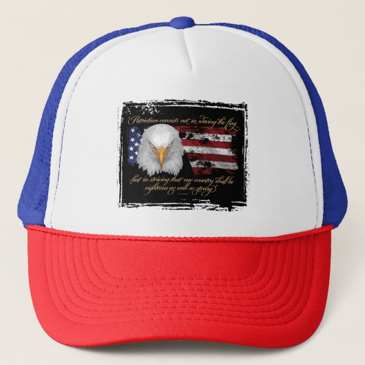 Righteous Patriotisme Trucker Pet (Voorkant)