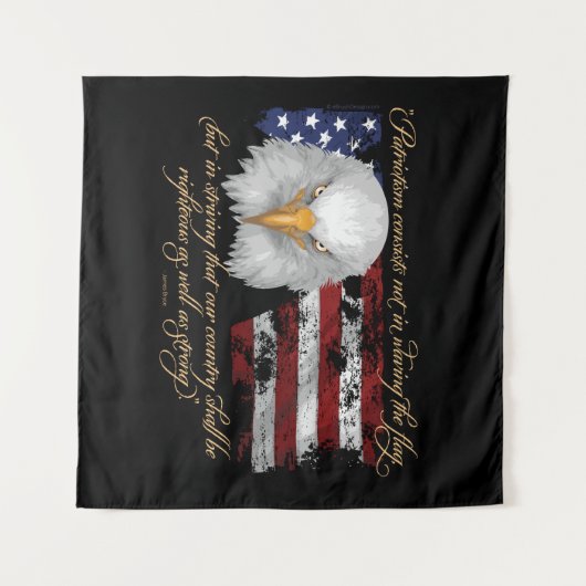 Righteous Patriotisme Wandkleed (Voorkant (horizontaal))