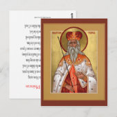Righteous Phineas Prayer Card Briefkaart (Voorkant / Achterkant)