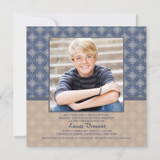 Righteous Photo Religious Uitnodiging (Voorkant)