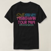 Righteteedelstenen Misbehavin Tour moederdag fa T-shirt (Design voorkant)