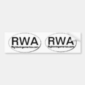 Rightwingamerica.com Bumpersticker (Voorkant)