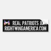 Rightwingamerica.com Bumpersticker (Voorkant)
