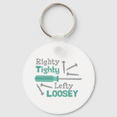 Righty Tighty Lefty Loosey Sleutelhanger (Voorkant)