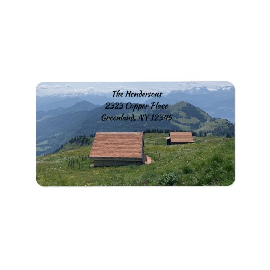Rigi Kulm Oude schuren Etiket (Voorkant)