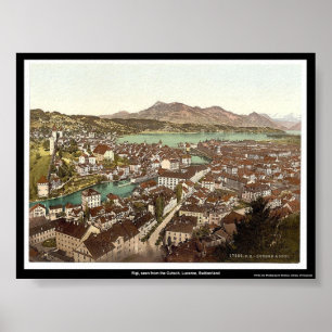 Rigi, Lucerne, Zwitserland Poster