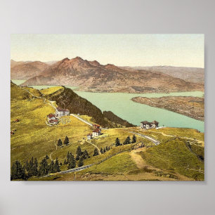 Rigi Staffel en Pilatus, Rigi, Zwitserland classi Poster