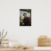 Rigolette probeert zichzelf af te leiden poster (Keuken)