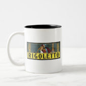 Rigoletto Cigar Label Tweekleurige Koffiemok (Links)