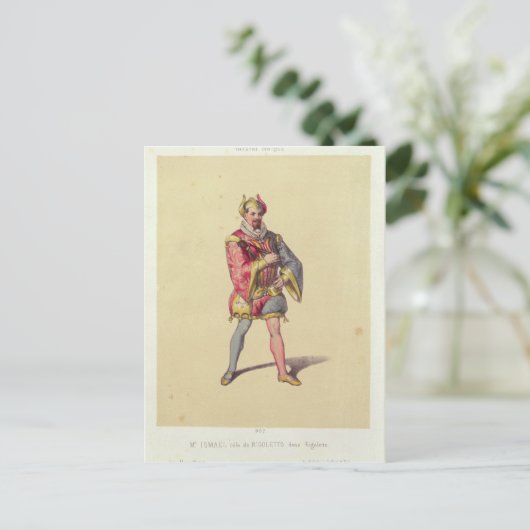 Rigoletto uit 'Rigoletto' Briefkaart (Staand voorkant)
