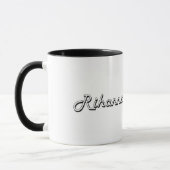 Rihanna Classic Retro Name Design Mok (Links)