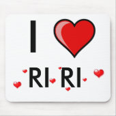 Rihanna fan mousepad muismat (Voorkant)