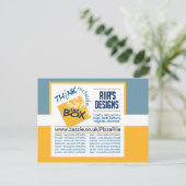 Riia's Design briefkaart (Staand voorkant)